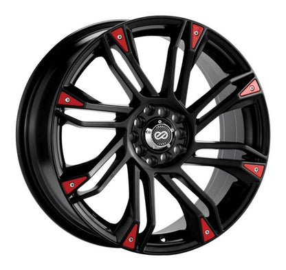 Enkei GW8 17-Inch Matte Black Alloy Wheel with Dual Bolt Pattern 5x100/114.3 and +42mm Offset