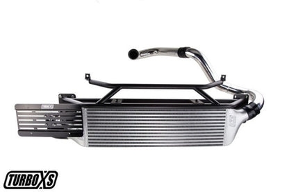 Turbo XS Front Mount Intercooler Kit for 2015-2018 Subaru WRX - Wrinkle Red Finish