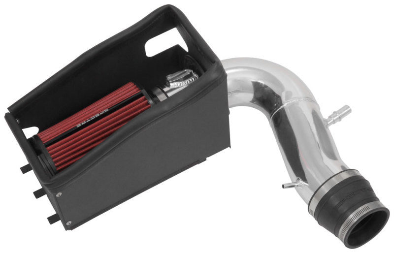 Spectre 9038 Ford Explorer V6-3.5L Air Intake Kit with Polished Aluminum Tubing and Red Filter