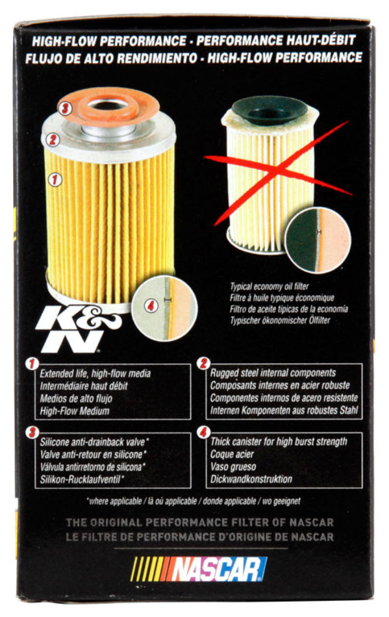 K&N Engineering HP-2011 Oil Filter for Ford Mustang and Lincoln MKZ
