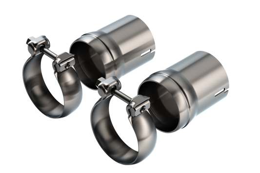 Borla 18-22 Dodge Charger R/T 5.7L V8 T-304 Stainless Steel Ball Flare Tip Adapter - Brushed Finish