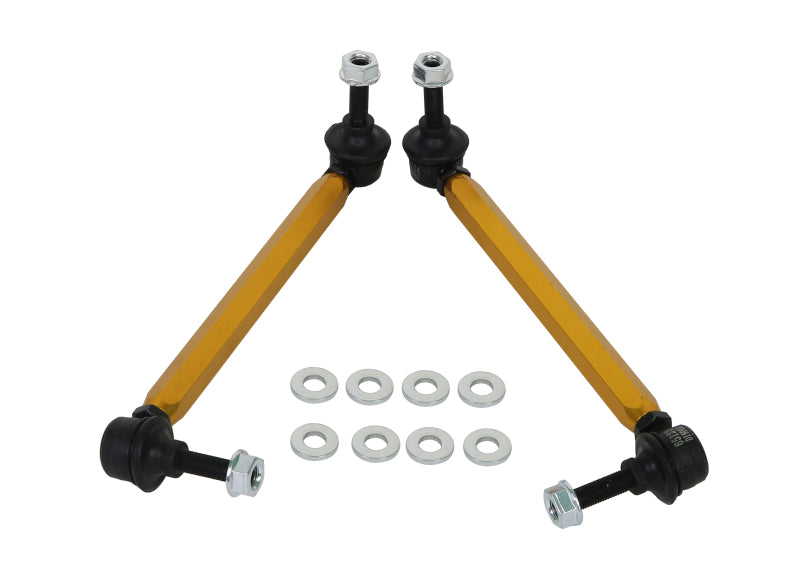 Whiteline KLC140-255 Universal Heavy Duty Adjustable Sway Bar Link Kit for Improved Handling