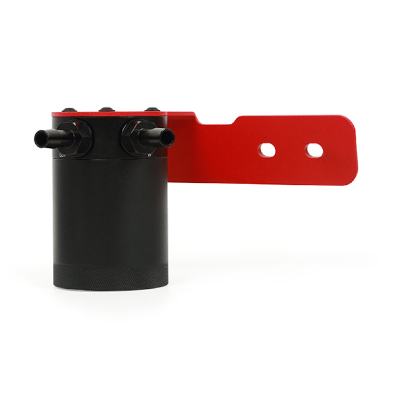 Mishimoto 2018+ Honda Accord 1.5T Direct Fit Baffled Oil Catch Can Kit with Red Bracket