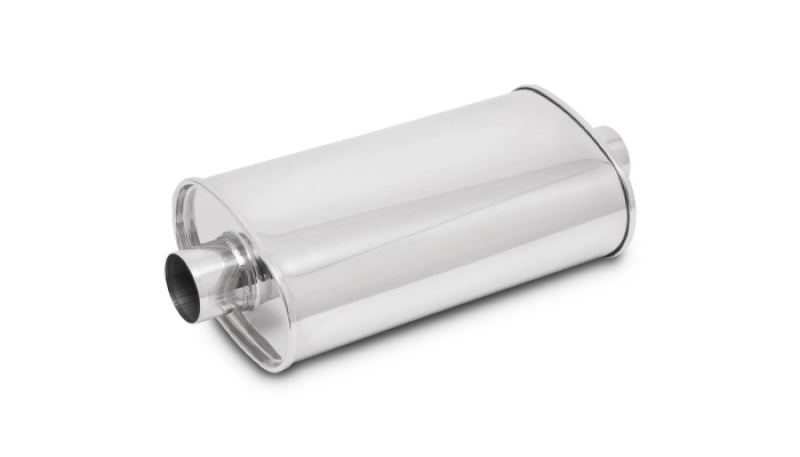 Vibrant Performance StreetPower Oval Muffler 2.75-inch Inlet and Outlet, 15-inch Length