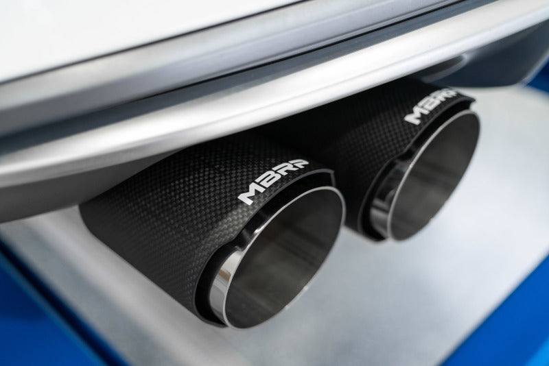 MBRP Armor Pro Series S46013CF Cat Back Exhaust System for 2015-2018 Audi S3 and RS3 with Carbon Fiber Tips