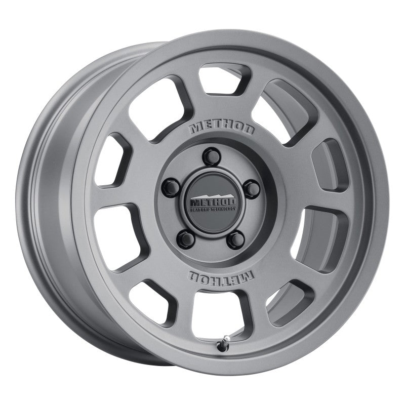 Method MR705 17x8.5 Titanium Wheel with 5x150 Bolt Pattern and +35mm Offset