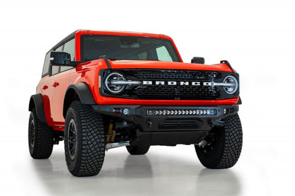 Addictive Desert Designs Stealth Fighter Front Bumper for 2021+ Ford Bronco with Mounts for 30-Inch Light Bar and Cube Lights