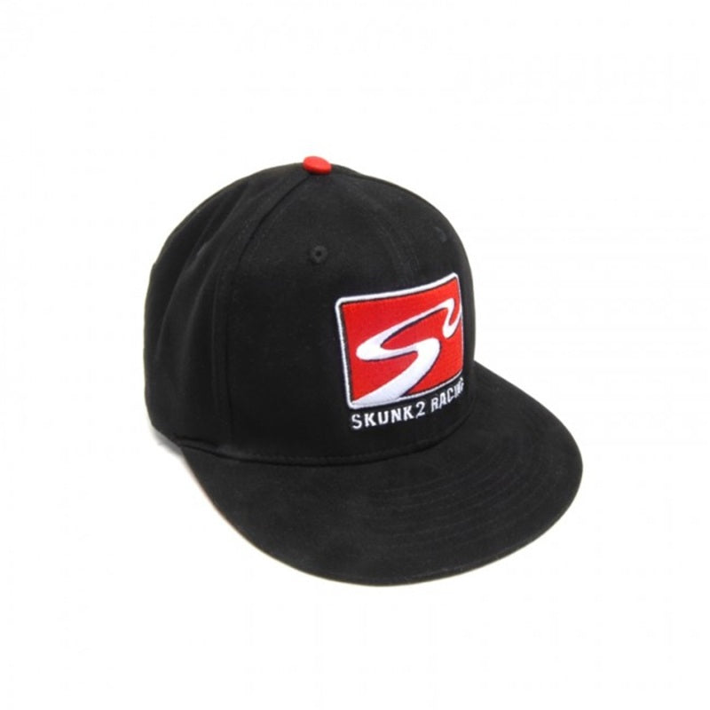 Skunk2 Racing Team Baseball Cap with Racetrack Logo - Black, Large/X-Large