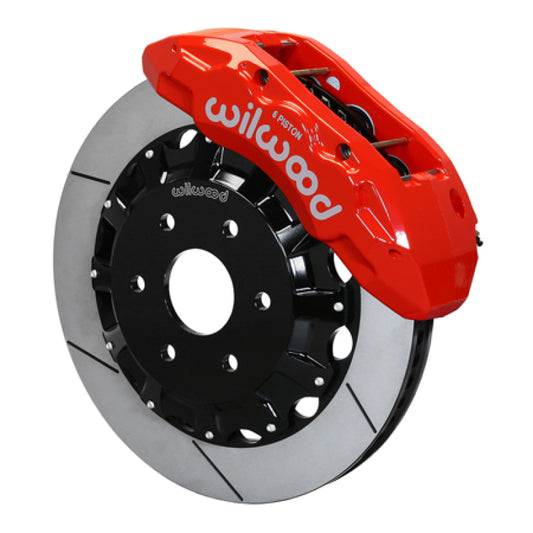 Wilwood TX6R Front Brake Kit for 2018-2025 RAM 1500, 16-Inch Rotors, Red Calipers