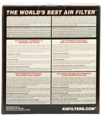 K&N Engineering RU-4450 Universal Air Filter with 2 3/4 Inch Flange and 5 7/8 Inch Outer Diameter