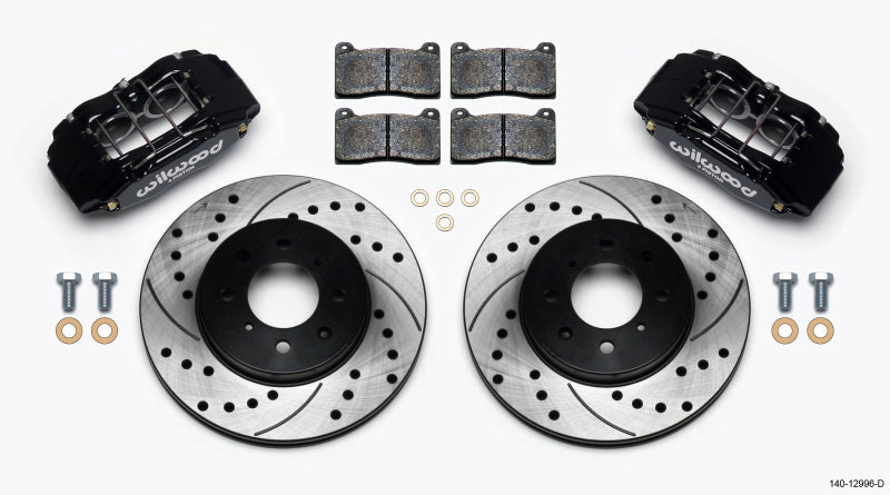 Wilwood DPHA Front Caliper & Rotor Kit for Honda and Acura Models with 262mm OE Rotors
