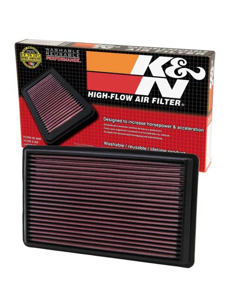 K&N Engineering 33-2232 High-Flow Drop-In Air Filter for Subaru Impreza 2005-2007