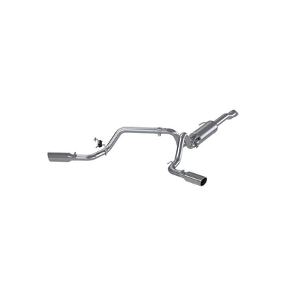 MBRP Armor Plus Series Cat Back Exhaust System for 2016-2017 Toyota Tacoma 3.5L V6 with Dual Split Side Exit and 4-Inch Tips