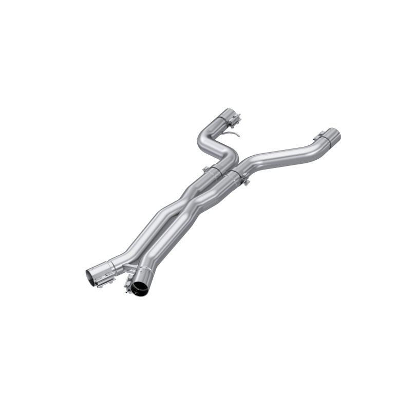MBRP Armor Pro Series 21-23 BMW M4 G82 / M3 G80 3.0L T304 Stainless Steel Resonator Bypass X-Pipe – Enhanced Performance and Durability