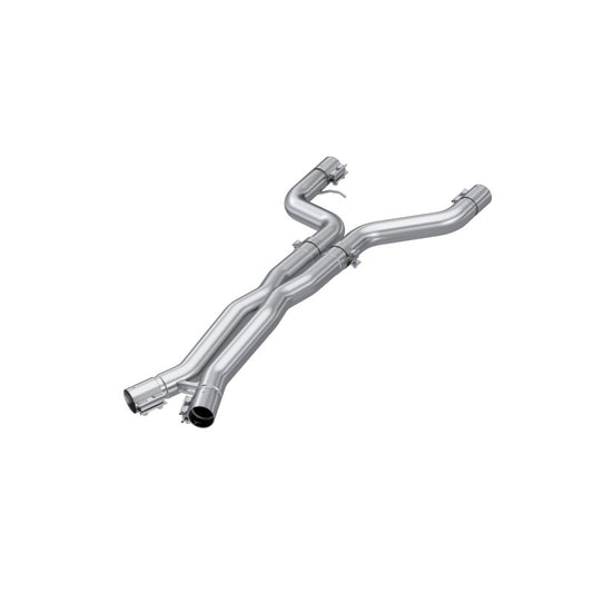 MBRP Armor Pro Series 21-23 BMW M4 G82 / M3 G80 3.0L T304 Stainless Steel Resonator Bypass X-Pipe – Enhanced Performance and Durability