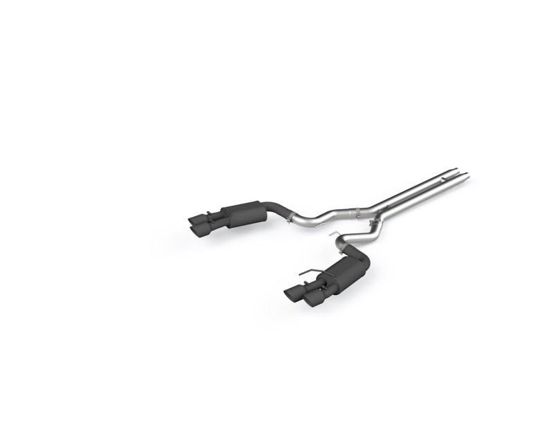 MBRP S7205BLK Armor BLK Series Cat Back Exhaust System for 2018-2022 Ford Mustang GT with Dual 4-inch Tips and Black Coated Finish