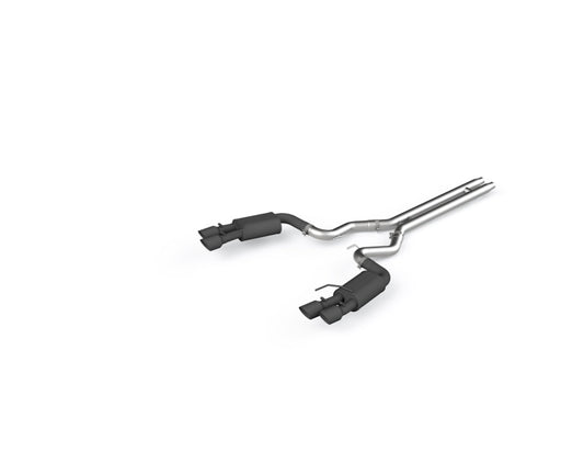 MBRP S7205BLK Armor BLK Series Cat Back Exhaust System for 2018-2022 Ford Mustang GT with Dual 4-inch Tips and Black Coated Finish