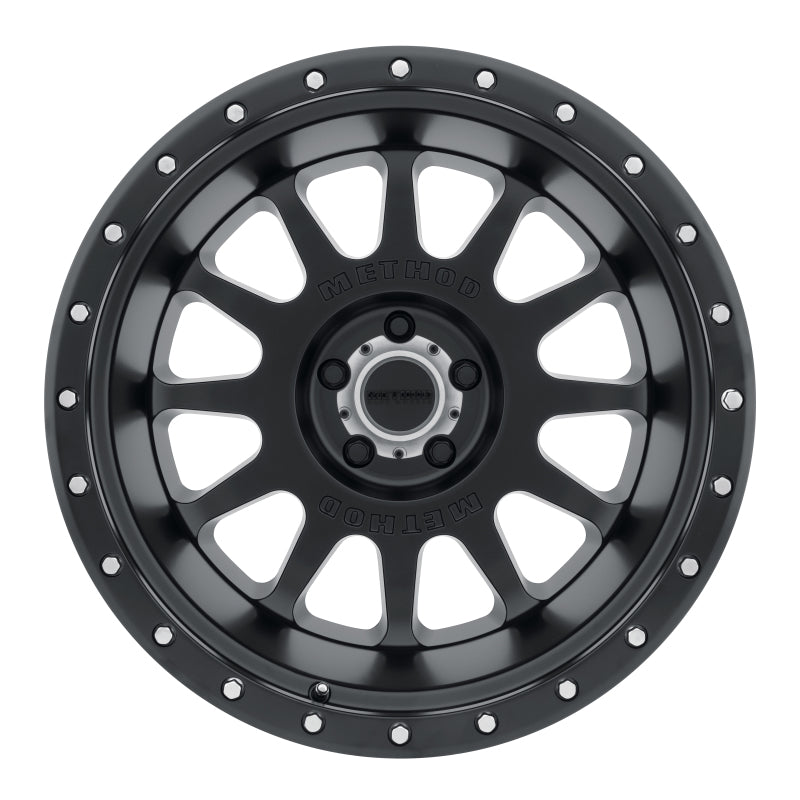 Method MR605 NV 20x10 Inch Matte Black Wheel with -24mm Offset and 5x5 Bolt Pattern