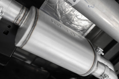 MBRP Armor BLK Series 3-Inch Cat Back Exhaust System for 2021-2022 Ford F-150 with 2.7L EcoBoost, 3.5L EcoBoost, and 5.0L Engines - Black Coated Performance Exhaust
