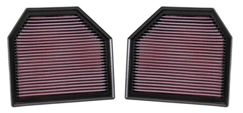 K&N Replacement Air Filter for 2011-2015 BMW M3 M4 M5 M6 3.0L & 4.4L V8 | Part Number 33-2488