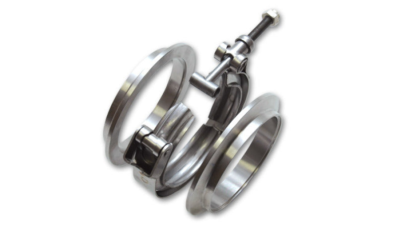 Vibrant T304 Stainless Steel V-Band Flange Assembly for 2.75-inch O.D. Tubing