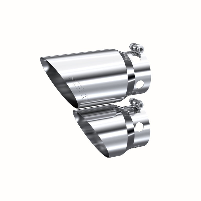 MBRP Armor Pro Exhaust Tip Set for Ford F-250 & F-350 – Polished T304 Stainless Steel, No-Weld Installation, 4 in. Inlet, 5 in. Outlet, Set of 2