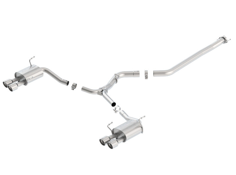Borla ATAK Cat-Back Exhaust System for 2011-2014 Subaru Impreza WRX/STI Sedan 2.5L 4-Cylinder Turbo