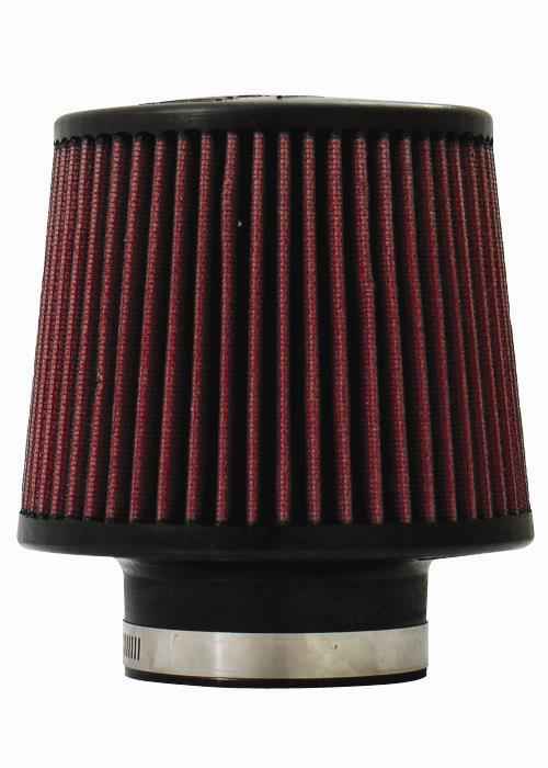 Injen High Performance Air Filter - 3.00 Black Filter 6 Base / 5 Tall / 5 Top