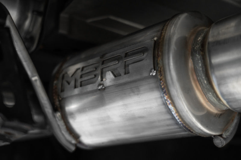 MBRP Armor Pro Series 3.5-inch Stainless Steel Cat-Back Exhaust System for Nissan GT-R (2009-2023) with Quad Carbon Fiber Tips