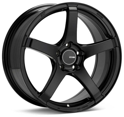 Enkei Kojin 18x9.5 Inch Matte Black Alloy Wheel with 5x120 Bolt Pattern and +35mm Offset