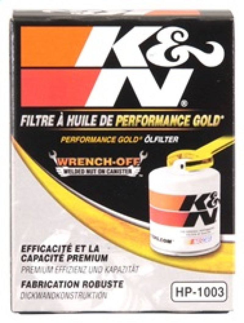 K&N Engineering HP-1003 Premium Oil Filter for Toyota RAV4, Scion tC, and Celica GT/GT-S
