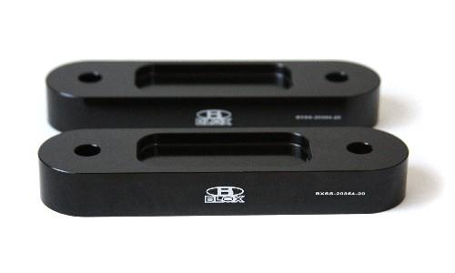 BLOX Racing Honda S2000 Front 20mm Thick Spacer Bump Steer Kit - Black