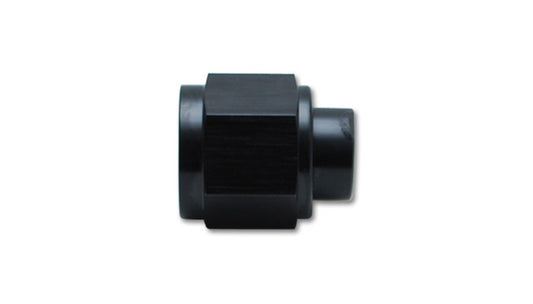 Vibrant -16AN Aluminum Flare Caps and Plugs - Black Anodized for Automotive Ports