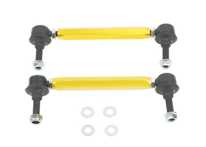 Whiteline KLC140-195 Universal Sway Bar Link Kit - Adjustable Steel Ball Joints for Improved Handling