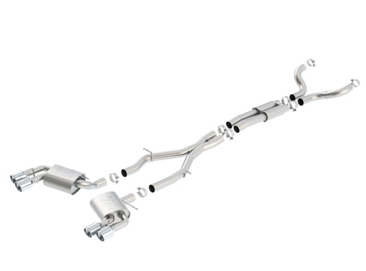 Borla ATAK Cat-Back Exhaust System for 2016-2024 Chevrolet Camaro SS & LT1 6.2L V8 with Dual Tips