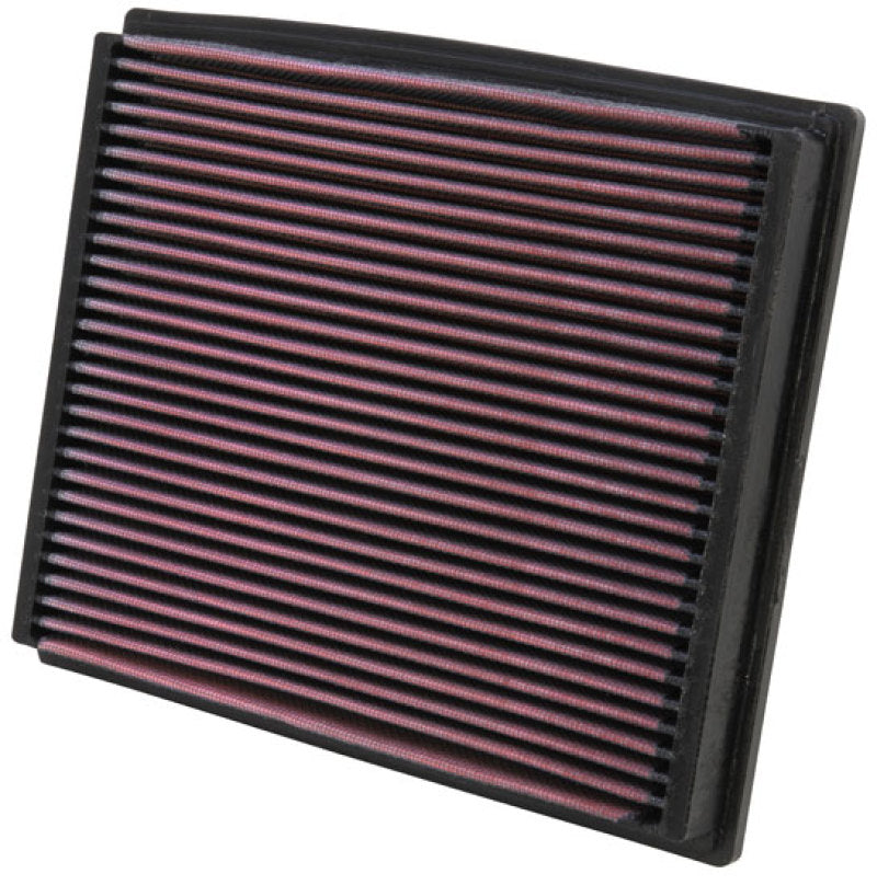 K&N Engineering Part 33-2125 High-Flow Reusable Drop-In Air Filter for Volkswagen Passat and More