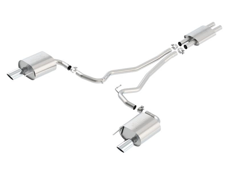 Borla ATAK Cat Back Exhaust System for 2015-2017 Ford Mustang 3.7L V6 – Aggressive Sound and Performance