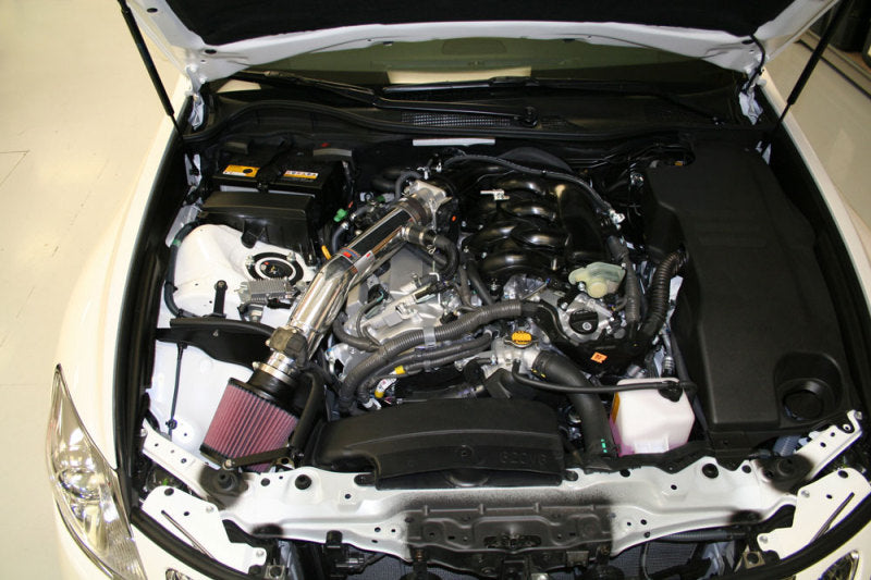 K&N Engineering Polished Typhoon Cold Air Intake System for Lexus GS350 3.5L V6 (2007-2011)