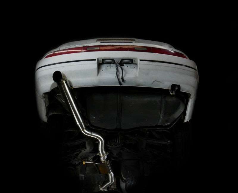ISR Performance Series II EP Single Tip Blast Pipe Exhaust for 89-94 Nissan 240SX (S13)