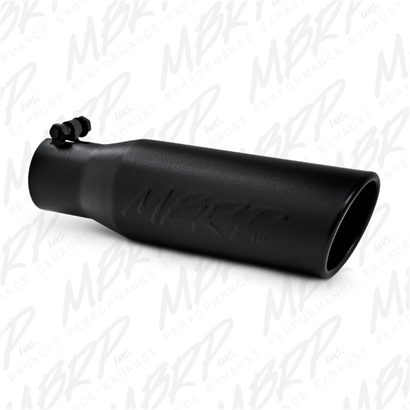 MBRP Armor BLK Series Cat Back Exhaust System for 2002-2006 Jeep Wrangler 2.5L & 4.0L - Single Side Exit, Black Powder Coated