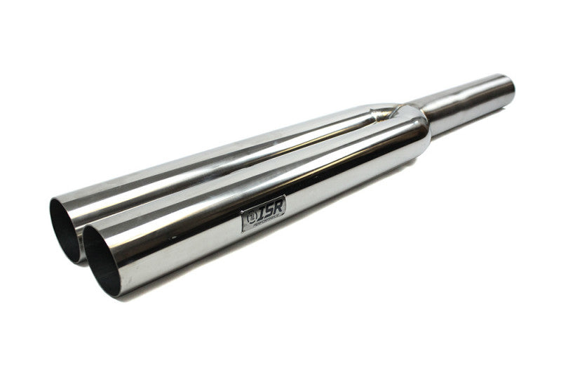 ISR Performance Universal 3-inch Dual Exhaust Tips with 40-inch Length - Part Number IS-DLTP3