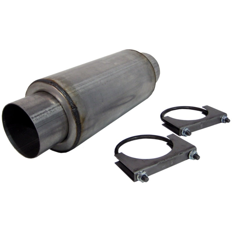 MBRP R2009 Armor Lite Resonator - 4 Inch Inlet/Outlet, 12 Inch Body, 18 Inch Overall, Aluminized Steel Performance Muffler