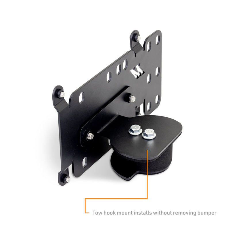 Mishimoto 2011+ Ford F-250/F-350 License Plate Relocation Bracket - Heavy-Duty Steel Mounting Kit