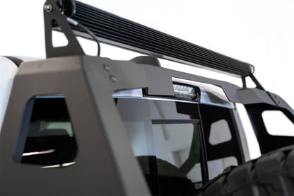 Addictive Desert Designs Stealth Fighter Chase Rack for Ram 1500 TRX (2021-2023) with 50-Inch Light Bar Mount in Hammer Black