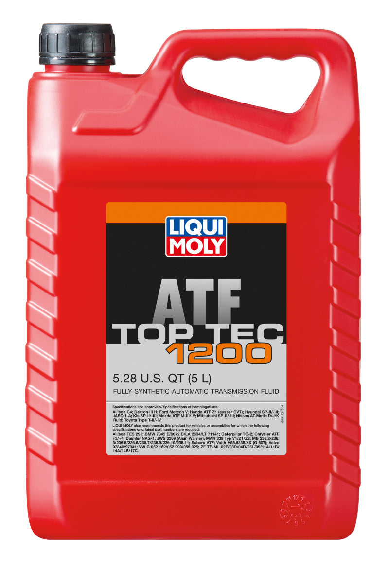 LIQUI MOLY Top Tec ATF 1200 Automatic Transmission Fluid – 5L