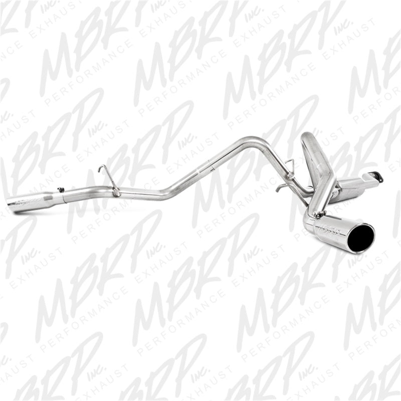 MBRP Armor Plus Series Cat Back Exhaust System for Chevrolet Silverado and GMC Sierra 1500 (2003-2007) with Dual Split Side Exit and 3.5-inch Tips