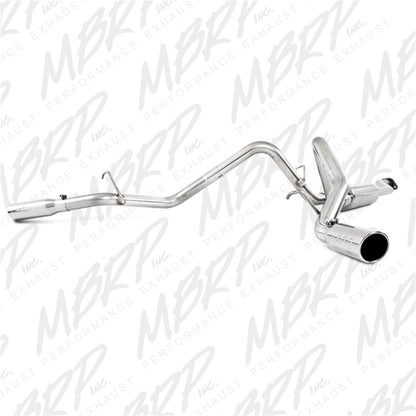 MBRP Armor Plus Series Cat Back Exhaust System for Chevrolet Silverado and GMC Sierra 1500 (2003-2007) with Dual Split Side Exit and 3.5-inch Tips
