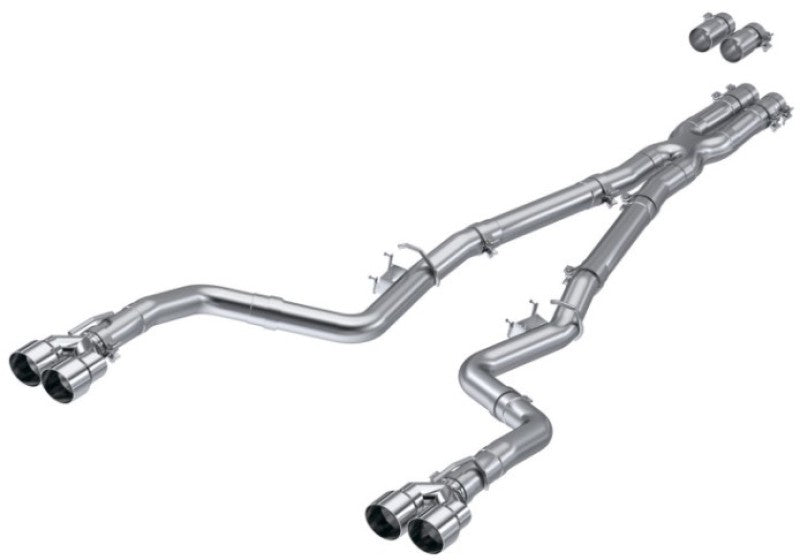 MBRP Armor Pro Series 2021+ Ford F-150 2.7L/3.5L Ecoboost, 5.0L Single Side 3-inch T304 Stainless Steel Cat Back Exhaust System (Part # S5211304)