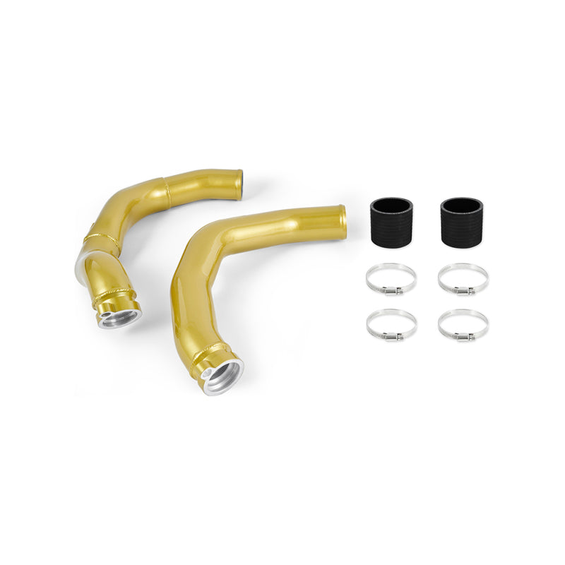 Mishimoto 2015-2020 BMW F80 M3/M4 Intercooler Pipe Kit in Austin Yellow Metallic