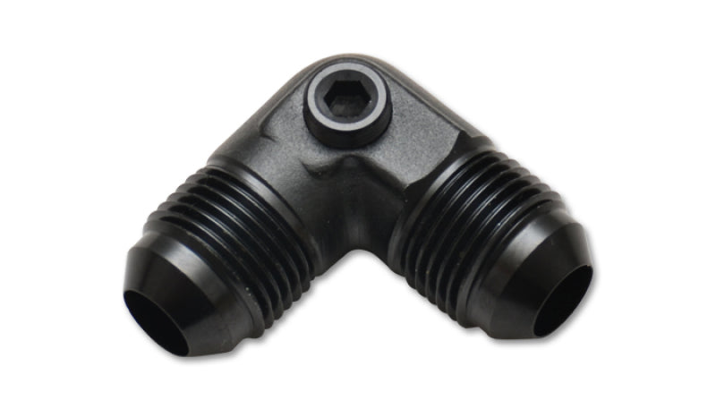 Vibrant -6AN to -6AN Male 90 Degree Union Adapter Fitting with 1/8 Inch NPT Port